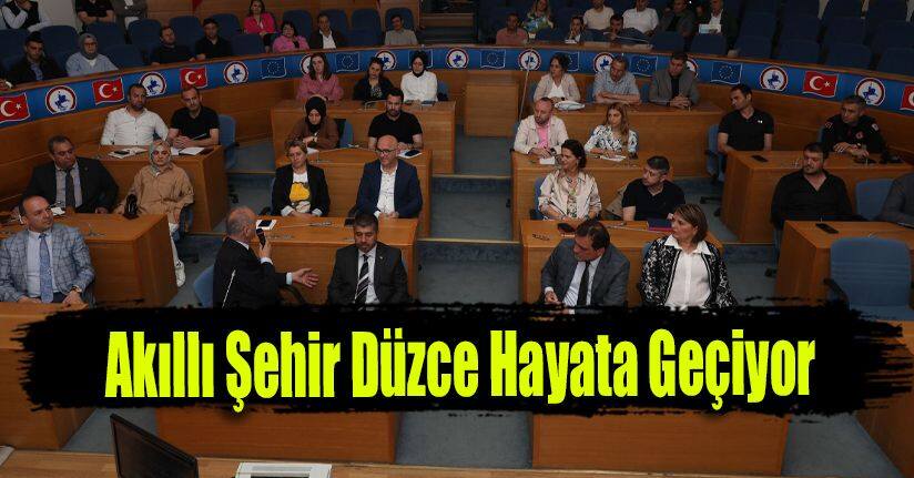 Akıllı Şehir Düzce Hayata Geçiyor