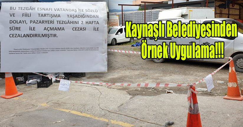 Kaynaşlı Belediyesinden Örnek Uygulama!!!