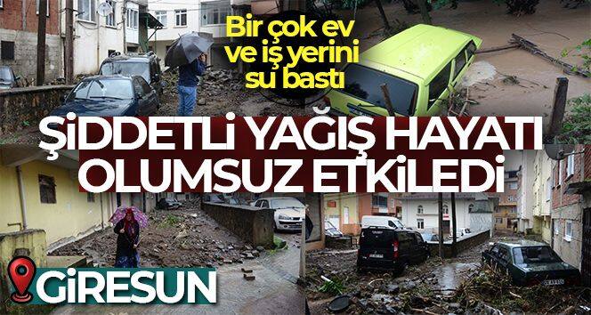 Giresun'da sel