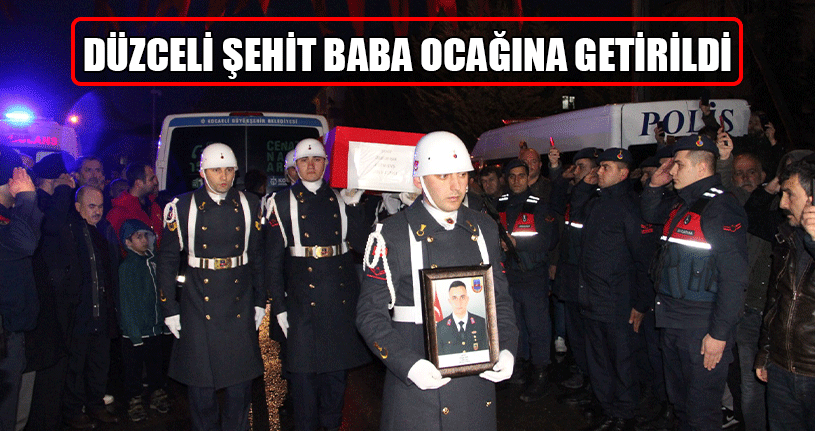 Van’da çığ altında kalarak şehit olan Özgür Işık’ın naaşı baba ocağına getirildi