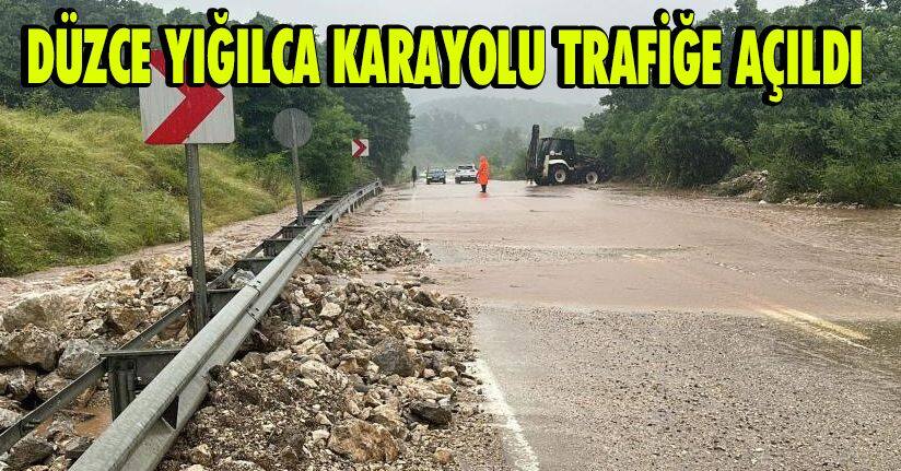 Düzce Yığılca karayolu trafiğe açıldı