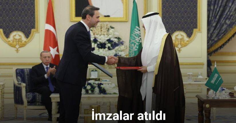 Türkiye ile Suudi Arabistan arasında 5 yeni anlaşma imzalandı