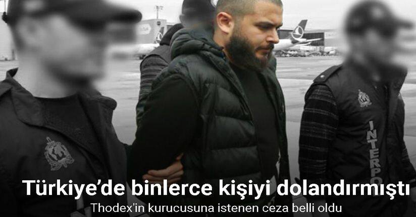 Kripto para borsası Thodex'in kurucusu Faruk Fatih Özer için istenen ceza belli oldu