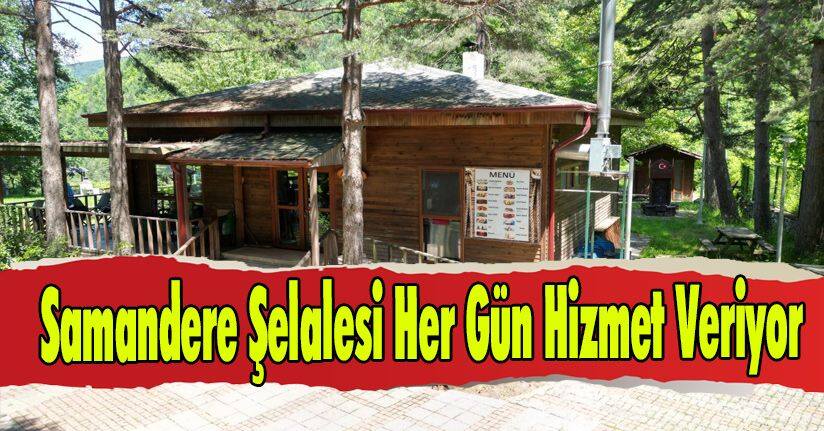 Samandere Şelalesi Her Gün Hizmet Veriyor