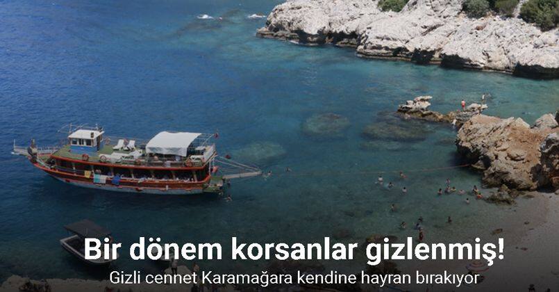 Gizli cennet Karamağara kendine hayran bırakıyor
