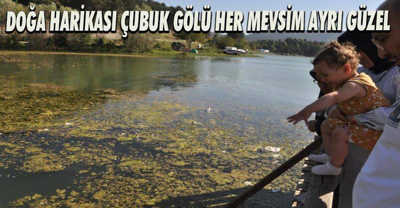 Doğa harikası Çubuk Gölü her mevsim ayrı güzel