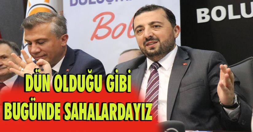 AK Parti Genel Başkan Yardımcısı Zengin: “Dün olduğu gibi bugünde sahalardayız”