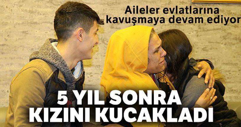 HDP önünde eylem başlattı, 5 yıl sonra kızını kucakladı
