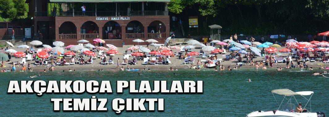 Akçakoca Plajları Temiz Çıktı