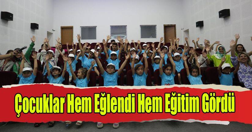 Çocuklar Hem Eğlendi Hem Eğitim Gördü