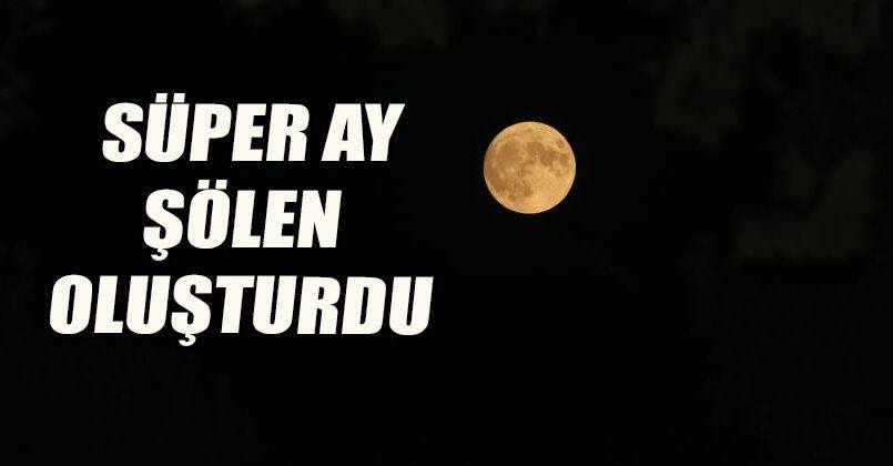 Süper ay şölen oluşturdu: Fotoğraf tutkunları akın etti