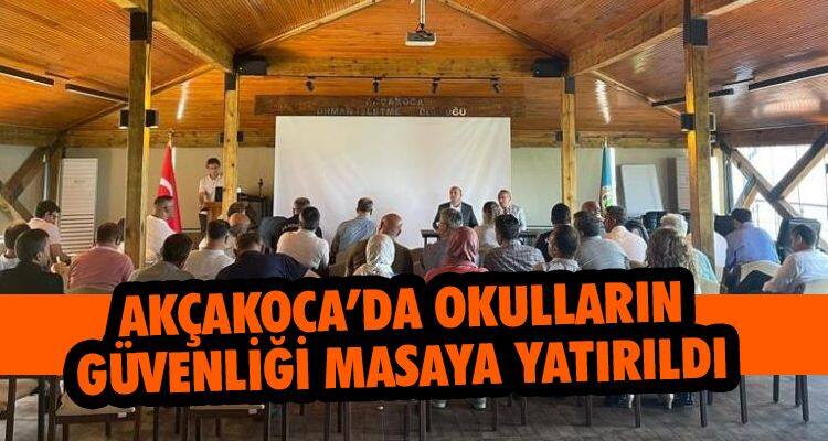 Okul güvenlik toplantısı yapıldı