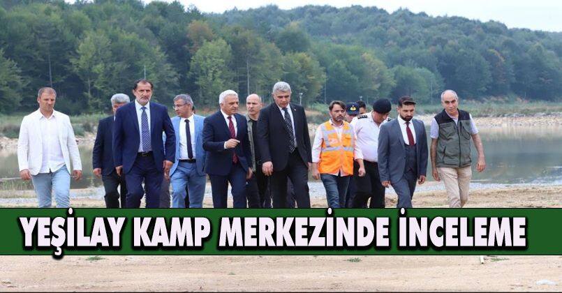 Yeşilay kamp merkezinde inceleme