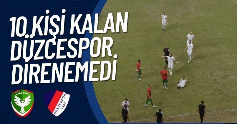 Düzcespor 10 Kişiyle Direnemedi