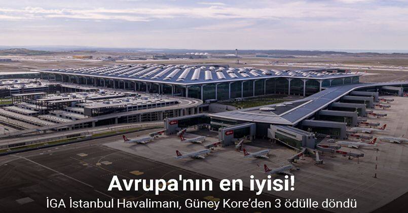 İGA İstanbul Havalimanı, Güney Kore’den 3 ödülle döndü