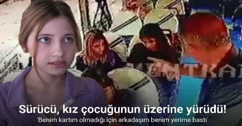 Sürücünün üzerine yürüdüğü kız çocuğu o anları anlattı