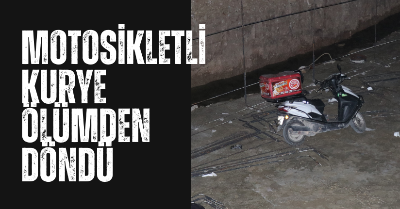 Motosikletli Kurye Ölümden Döndü