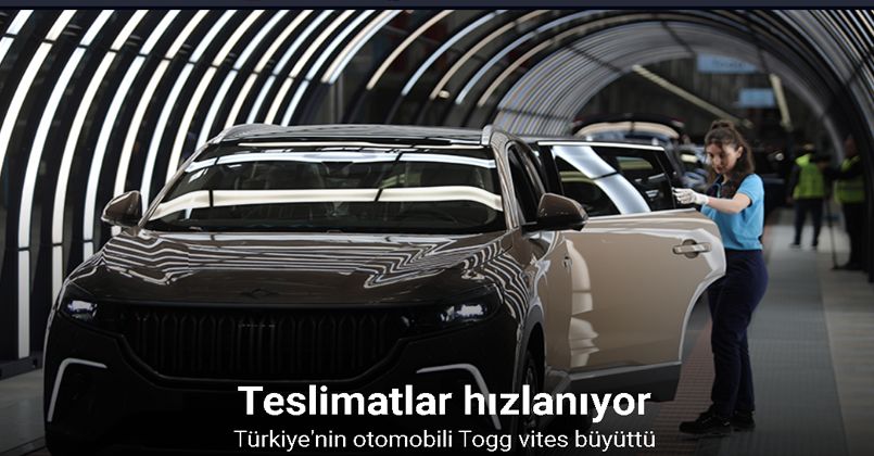 Türkiye’nin otomobili Togg vites büyüttü, teslimatlar hızlanıyor