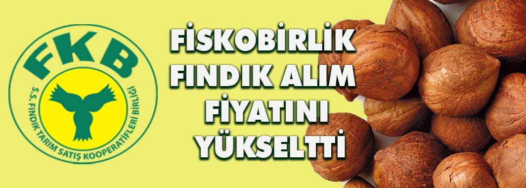 Fiskobirlik Fındık Alım Fiyatını Yükseltti