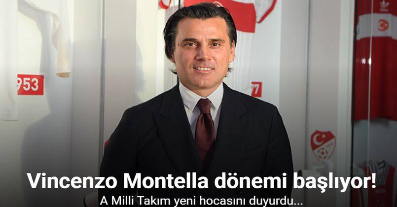 A Milli Futbol Takımı’nda Vincenzo Montella dönemi