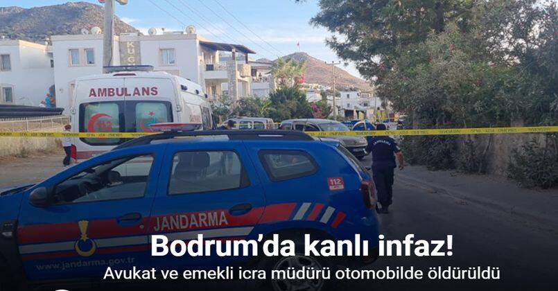 Bodrum’da kanlı infaz: 2 ölü