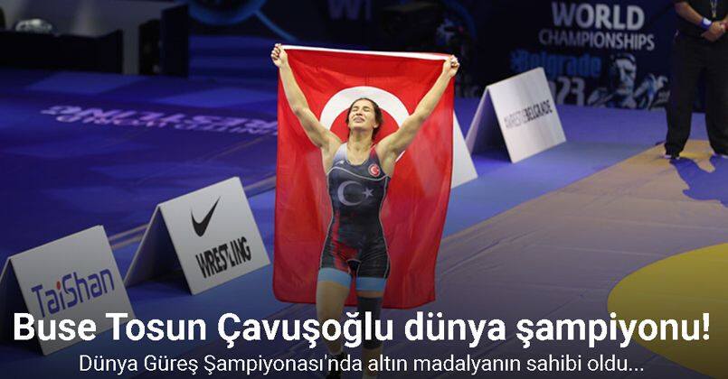 Buse Tosun Çavuşoğlu, dünya şampiyonu oldu