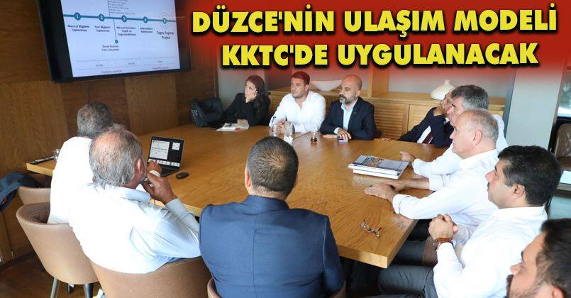 Düzce'nin Ulaşım Modeli KKTC'de Uygulanacak