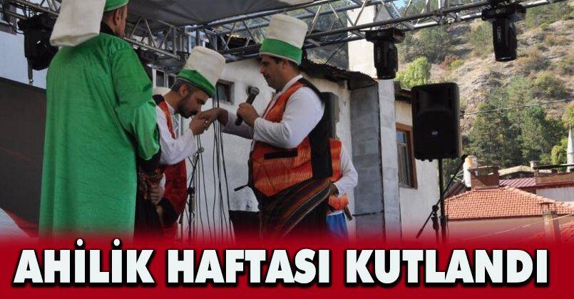 Mudurnu'da Ahilik Haftası coşkuyla kutlandı