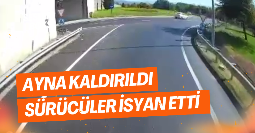 Ayna Kaldırıldı Sürücüler İsyan Etti