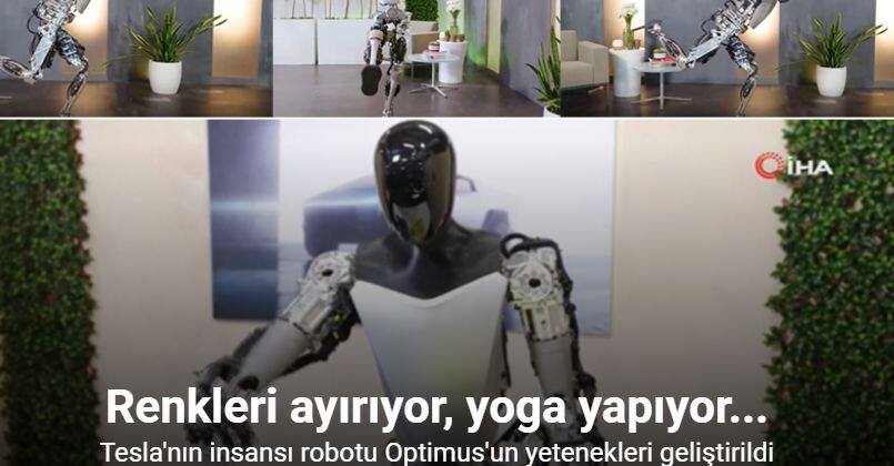Tesla'nın insansı robotu Optimus'un yetenekleri geliştirildi
