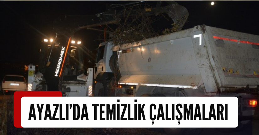 Ayazlı’da Temizlik Çalışmaları