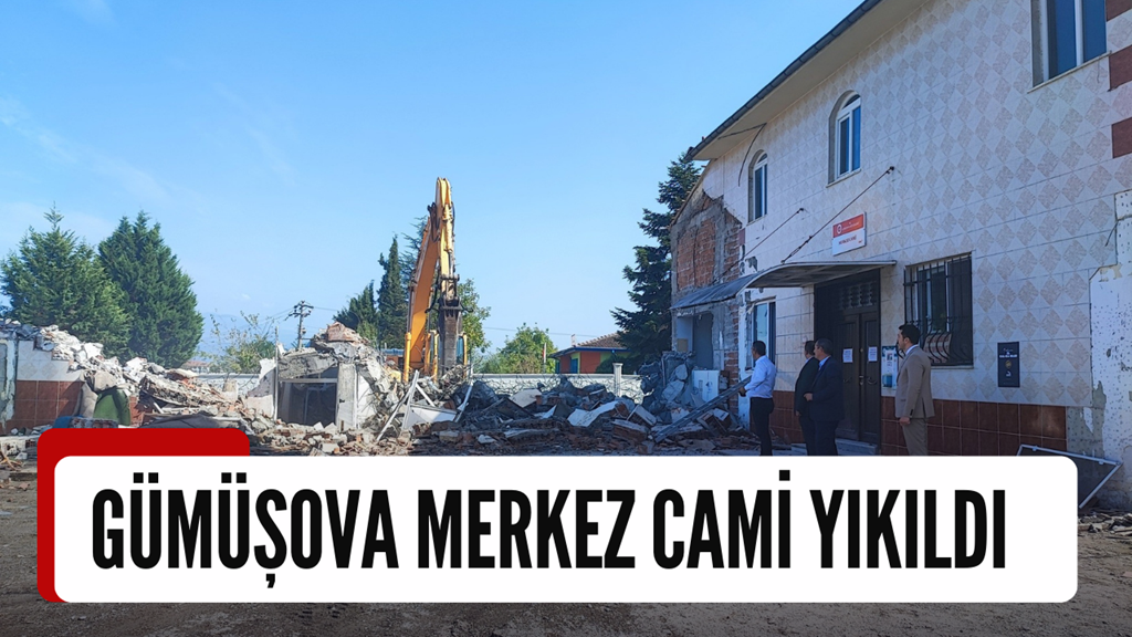 Gümüşova Merkez Cami Yıkıldı