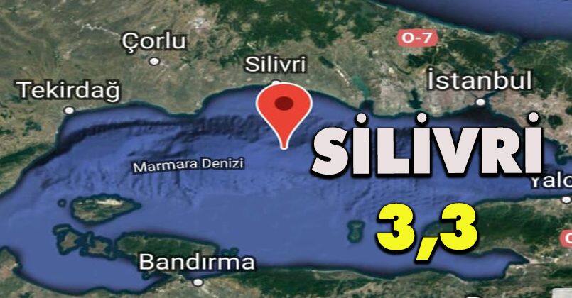 Marmara Denizi Silivri Açıklarında 3,3 Deprem