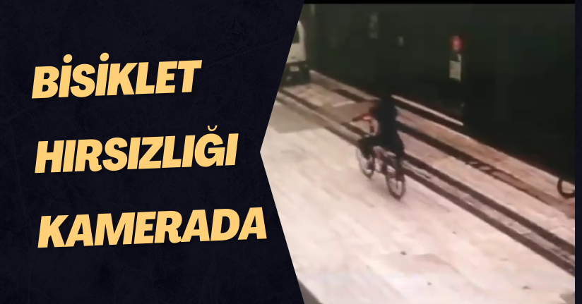 Bisiklet Hırsızlığı Kamerada