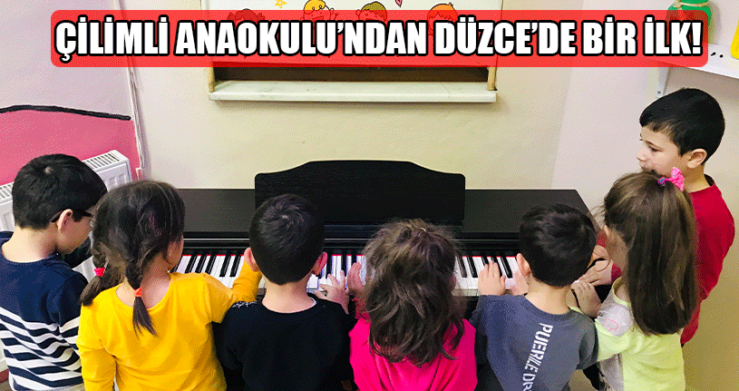 Anaokulu Miniklerine Piyano Eğitimi Verilecek