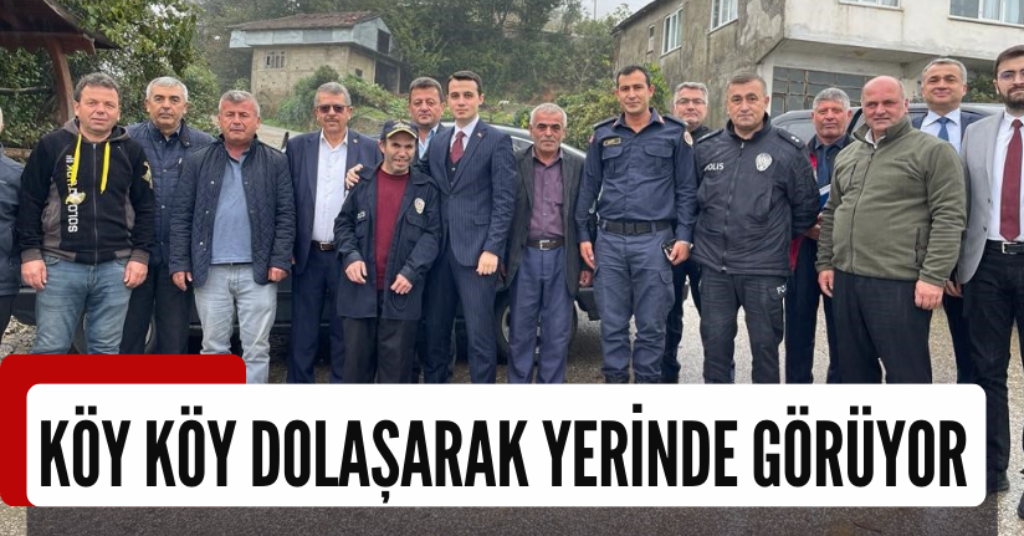 Köy Köy Dolaşarak Yerinde Görüyor