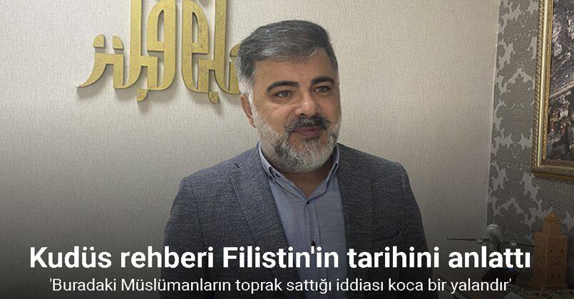 Kudüs rehberi Filistin'in tarihini anlattı
