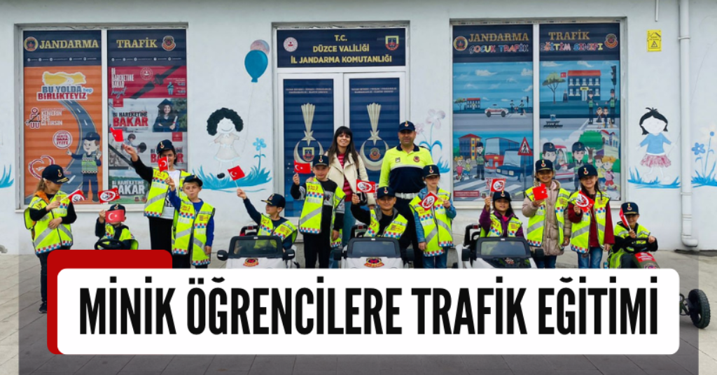 Minik Öğrencilere Trafik Eğitimi