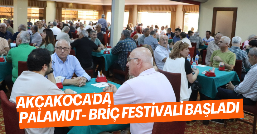 Akçakoca'da palamut- briç festivali başladı. Oteller yüzde 100 doldu.