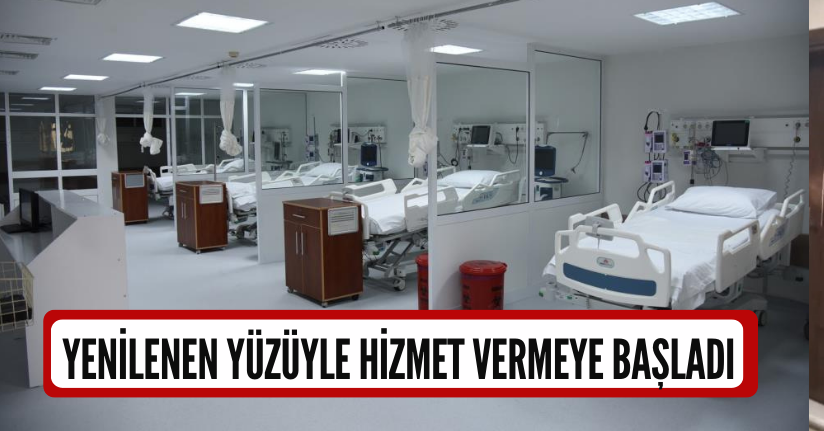 Yenilenen yüzüyle hizmet vermeye başladı