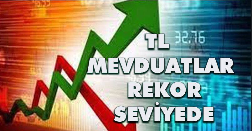 TL mevduatlar rekor seviyede