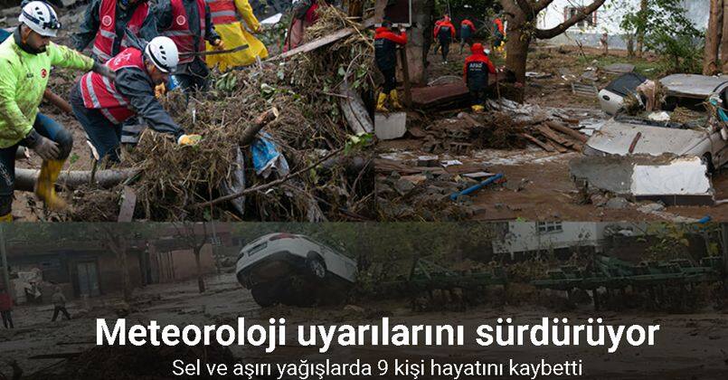 Sel ve aşırı yağışlarda 9 kişi hayatını kaybetti