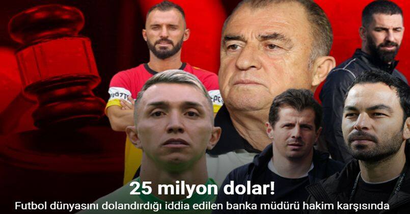 Futbol dünyasını dolandırdığı iddia edilen banka müdürü hakim karşısında