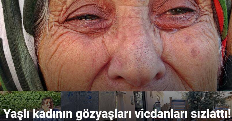 Engelli kızıyla birlikte evinden çıkarılan yaşlı kadın gözyaşlarına boğuldu