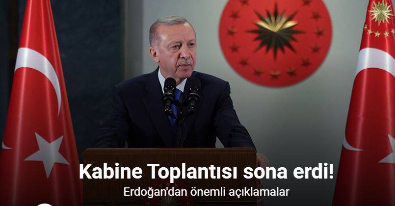 Cumhurbaşkanı Erdoğan'dan önemli açıklamalar