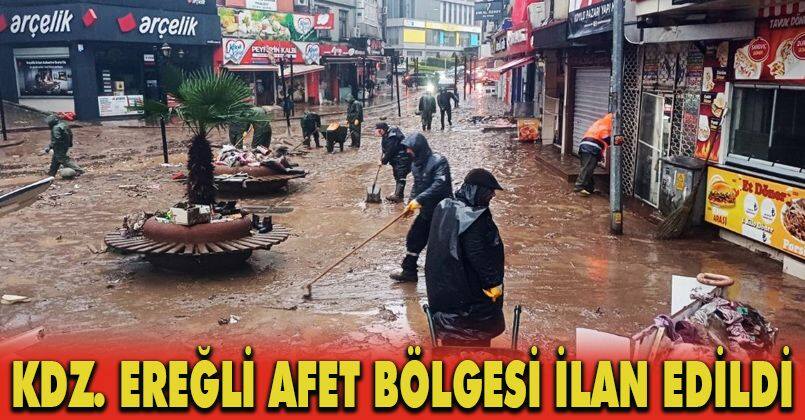 Kdz. Ereğli afet bölgesi ilan edildi