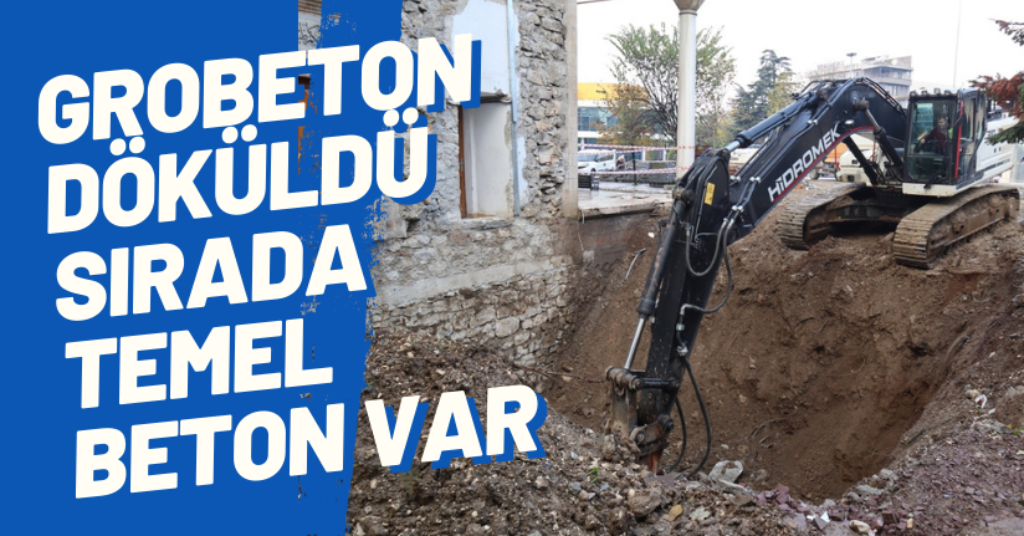 Grobeton Döküldü Sırada Temel Beton Var
