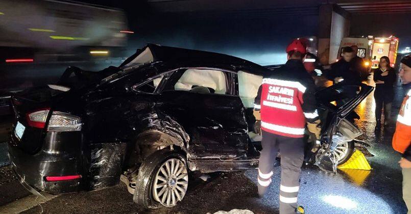 Anadolu Otoyolu’nda zincirleme kaza: 3 yaralı