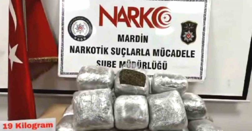 Mardin’de 19 kilo esrar ele geçirildi, 2 kişi tutuklandı