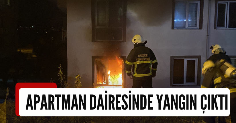 Apartman Dairesinde Yangın Çıktı